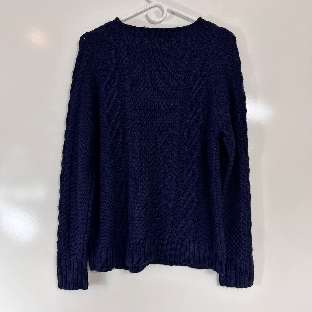 J. Crew Embellished Cable Knit Sweater - Picture 2 of 7